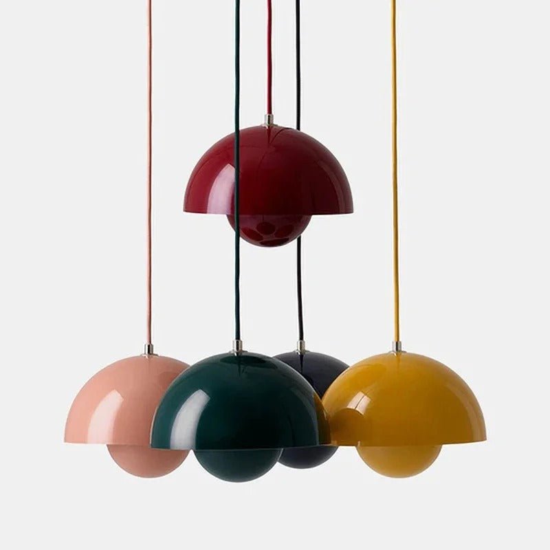 Eydis flowerpot pendant lights by BO-HA in four colours