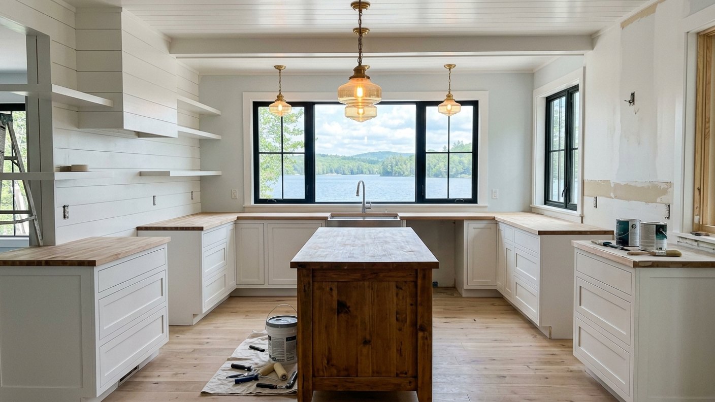 How to Renovate a Lake House Kitchen