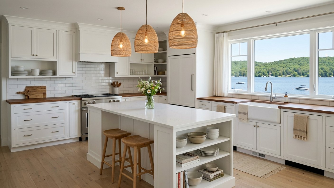 A Lake House Kitchen, Before & After