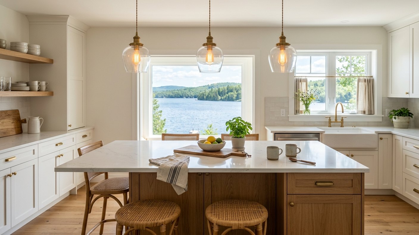 Countertops That Survive a Lake House