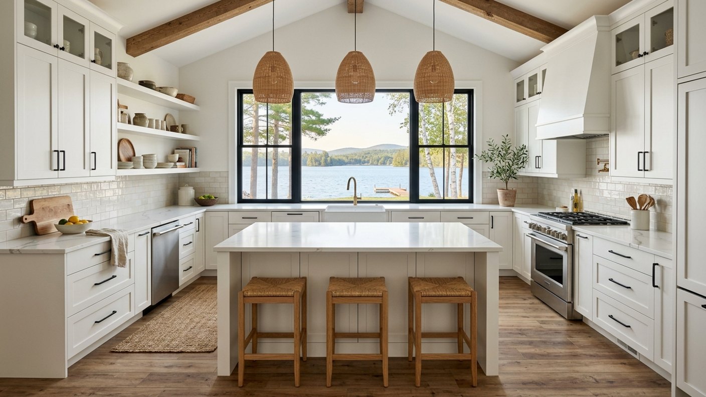 Materials That Survive a Seasonal Lake House